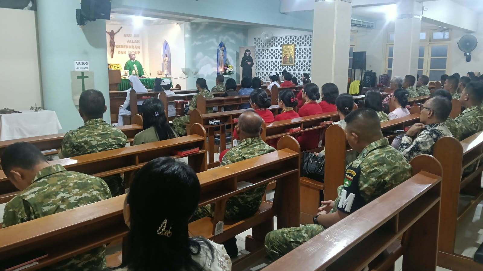Doa Bersama Lintas Agama Dalam Rangka HUT Ke-1 Kodam XIX Tuanku Tambusai